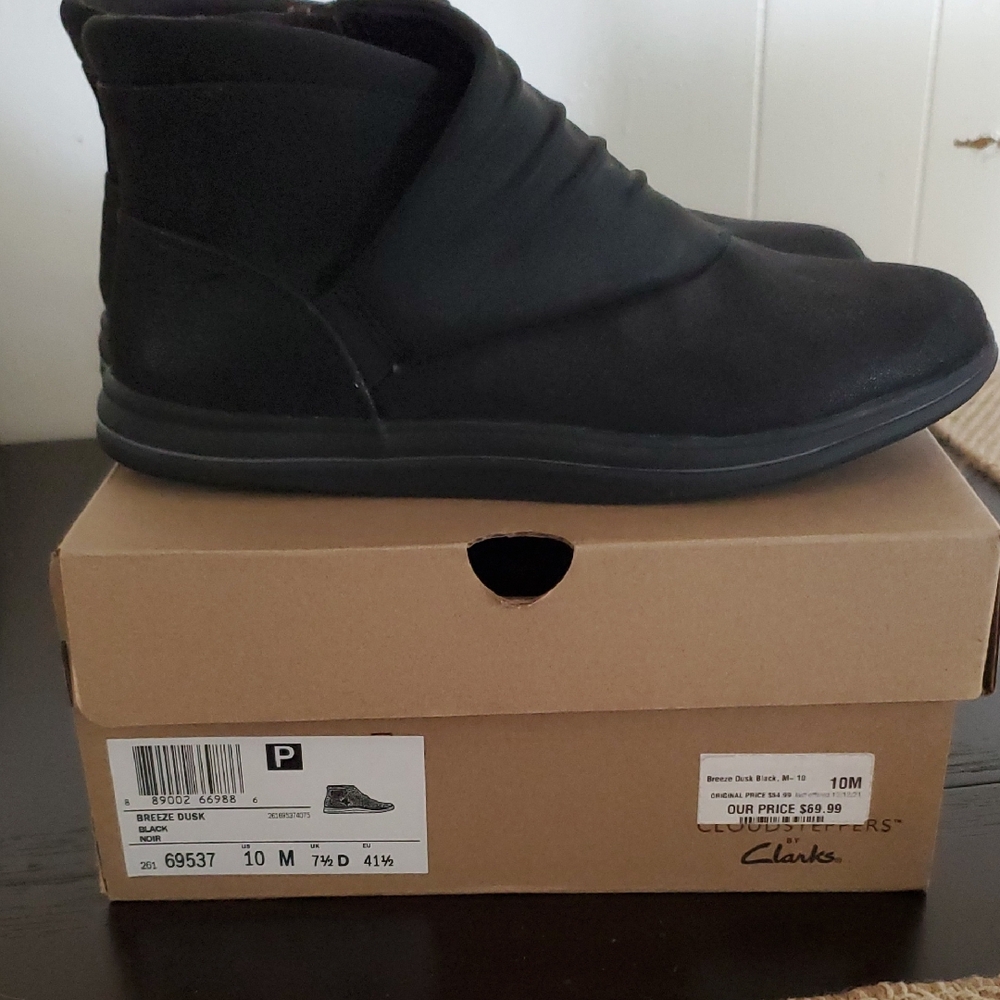 Clarks Men's Black Casual Boots